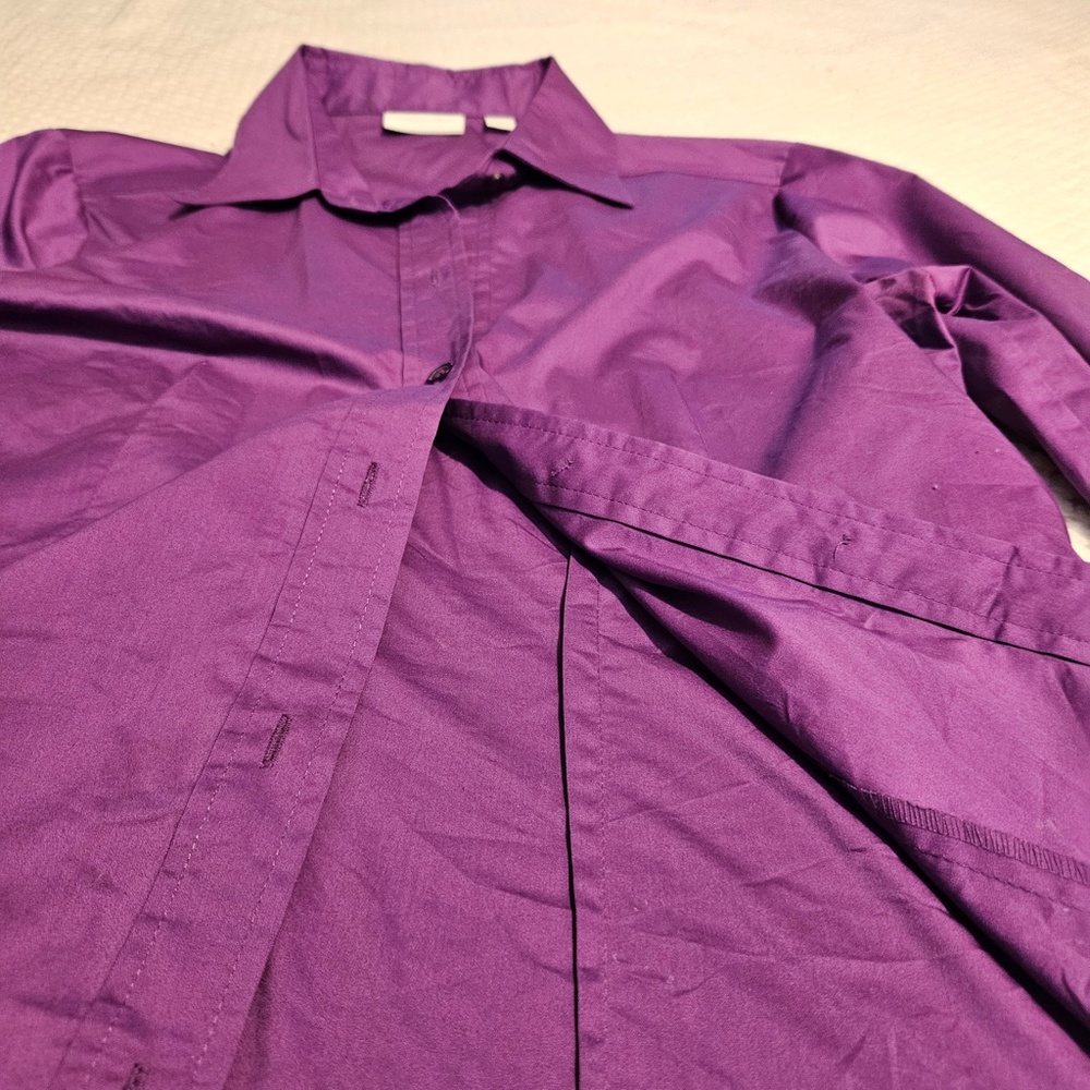 New York and Company Button Down Blouse for Women Size L - Picture 5 of 6